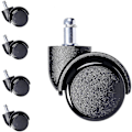Miniatyrbilde 1 av 4: 10mm Stem Casterhjul Gummihjul For Stollebytte Tw