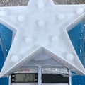 Miniatyrbilde 3 av 4: LED Nattelys Stjerne Barnerom Innendørs Belysning Dekor Lampe for Rom Soverom Nattelys Gave