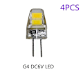 Miniatyrbillede 1 af 4: 4 stk. Mikroskop Pære G4 6V Mikroskop Pære LED DC6V G4 LED 6V mikroskop lyskilde 6V G4 DC6V LED Instrument Pære G4 6V LED