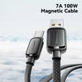 Miniatyrbilde 2 av 5: ESSAGER ES-X56 100W/7A Hurtigladekabel USB-A til Type-C Magnetisk Datakabel