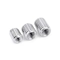 Miniatyrbild 3 av 4: Yttre M12 Inre M10 5 st Inre Yttre gängad ihålig rörkoppling Transportör Silver Adapter Skruv