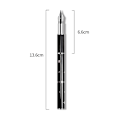 Miniatyrbillede 2 af 5: 2 stk. Neglekunst Pen Farvepen - Sort Bar Penmakeup
