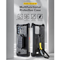 Miniatyrbilde 3 av 4: For Ulefone Power Armor 13 Ulefone Multifunksjonelt TPU + PC Beskyttelsesdeksel med Klips og Karabinkrok For Ulefone Armor 13