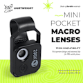 Miniatyrbilde 4 av 5: APEXEL 200X Mikroskoplinse Uten CPL Mobil LED svart