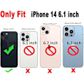 Miniatyrbild 3 av 4: För Iphone 14 Fodral 6.1-tum, Söt 3d Kärleksvåg Ram Mjuk Tpu Glitter Laser Flerfärgad Flash Fodral För Iphone 14 Flicka Flicka Lila