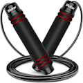 Miniatyrbillede 1 af 5: Blukar Springtov, Speed Rope Justerbar Med Hudvenlige Skumgreb, Justerbar Længde, Skridsikker Og Ideel Til Fitness & Udholdenhed & Springtov