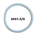 24-tums 3/8 PU manuell rullstolsdäck halkfri solid bakhjul ersättningstillbehör-24X1 3/8