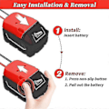 Miniatyrbilde 4 av 5: Power Wheels Adapter Kompatibel med M18 Batterier, Power Wheel Batteriadapter for M18 18v Batteri