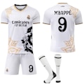 Miniatyrbillede 1 af 2: Jud- 2526 Real Madrid Hvid Orm Special Commemorative Edition Fodboldtrøje Sæt 9 MBAPPE #22