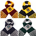 Miniatyrbilde 1 av 2: Jud - Harry Potter skjerf Dobbelt frynset skjerf Vintervarme fire hus Gryffindor