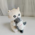 Miniatyrbild 1 av 7: Mub- Kawaii Plush Doll Pendant Fried Shrimp Design Cute Shark Cat 9 9 13cm