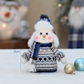 Miniatyrbillede 1 af 3: Mub- Julenisse dukke sød skigugle snemand ornament feriegaver julegaver 1
