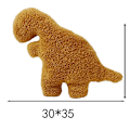 Miniatyrbild 1 av 7: Mub- Kawaii Soft Throw Pillow Stuffed Animal Dinosaur Chicken Nugget Doll Plush Toy Dino Chicken Nugget Plush Toy For Girl Boy 5 5 25-30CM