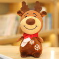 Miniatyrbillede 7 af 8: Mub- Julemanden bamse legetøj snemand elg bamse julepynt gave dum bamse Red — Santa Claus