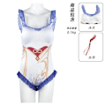 Pikkukuva 1 / 7: Mub- Genshin Impact Hu Tao Lisa Ms Hina Sangonomiya Kokomi Bikini Uimapuku Uima-asu Kesähaalarit Viitta Cosplay-asu Asuste 6 6 XS