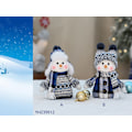 Miniatyrbillede 2 af 3: Mub- Julenisse dukke sød skigugle snemand ornament feriegaver julegaver 1