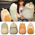 Pikkukuva 1 / 4: 45 cm Squishmallow-pehmolelu Tyylikäs eläinrasva Dinosaurus-pehmolelu
