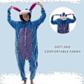 Pikkukuva 2 / 3: Snug Fit Unisex Vuxen Onesie Pyjamas, Flanell Cosplay Animal One Piece Halloween kostym Sovkläder Hemkläder Q Mike Donkey Donkey 105cm