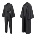 Miniatyrbild 4 av 7: Mub- Obi wan Kenobi Premium Quality Cosplay Costume Brown Jedi Robe from Star the Wars for Lightsaber Dueling Brown Brown 3 XL