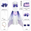 Pikkukuva 1 / 7: Mub- Genshin Impact Hu Tao Lisa Ms Hina Sangonomiya Kokomi Bikini Uimapuku Uima-asu Kesähaalarit Viitta Cosplay-asu Asuste 5 5 3 XL