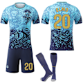 Miniatyrbild 1 av 2: Jud- 2526 Blue Barcelona Dragon Commemorative Edition Fotbollströja 20 OLMO #26