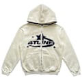Pikkukuva 1 / 2: Vaatteet tähti Print Retro Oversized Hoodie Y2k puu Hip- .i khaki khaki S