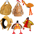 Pikkukuva 2 / 7: Mub- Halloween-tukkumyynti naamiaiseläimet kalkkuna Cosplay-temppuhattu karnevaalijuhlapäivän kalkkuna 2 2 One Size
