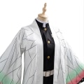 Pikkukuva 5 / 7: Mub- Kochou Shinobu Cosplay -asu lapsille ja aikuisille Anime Demon Slayer Cosplay -asu Kochou Anime Kimono -asut Halloweeniin A SET A SET Kid Height 140cm