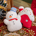Miniatyrbild 4 av 9: Mub- jul snögubbe, älg, plysch vägtull, julgran kudde, semester dekoration docka, juldocka snowman
