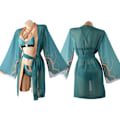 Pikkukuva 6 / 7: Mub- Genshin Impact Hu Tao Lisa Ms Hina Sangonomiya Kokomi Bikini Uimapuku Uima-asu Kesähaalarit Viitta Cosplay-asu Asuste 2 2 XL