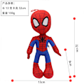 Miniatyrbilde 2 av 2: Jud- Spider-Man parallell univers superhelt bamse Stand Red Spider-Man