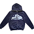 Pikkukuva 2 / 3: Vaatteet tähti Print Retro Oversized Hoodie Y2k puu Hip- .i Tummansininen Dark blue S