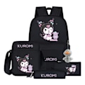 Miniatyrbillede 5 af 5: 2023 Anime Kuromi, sød K Skole Rygsæk 5 Backpack