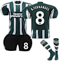 Miniatyrbillede 1 af 2: 23-24 Manchester United Børneudebanetrøje nr. 8 B. Fernandes J 20