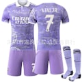 Miniatyrbild 1 av 2: Jud- 2526 Special Edition Real Madrid Lila Drake Fotbollströja Set 7 VINI JR. #M
