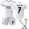 Miniatyrbild 1 av 2: Real Madrids hemmatröja för barn 2024-2025 Vinicius nr 7 VINI JR v 16