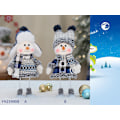 Miniatyrbillede 2 af 3: Mub- Julenisse dukke sød skigugle snemand ornament feriegaver julegaver 5