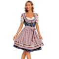 Pikkukuva 2 / 4: Jud- oktoberfest, bayersk oktoberfest, kostymfestival, fest, kvinnors ölkläder, etnisk kostym set, pläd set M