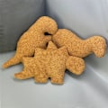 Miniatyrbild 2 av 7: Mub- Kawaii Soft Throw Pillow Stuffed Animal Dinosaur Chicken Nugget Doll Plush Toy Dino Chicken Nugget Plush Toy For Girl Boy 2 2 25-30CM