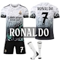 Pikkukuva 1 / 2: Jud- 2425 Real Madrid Sininen Lohikäärme Kuvio Special Commemorative Edition Musta Jalkapallopaita Paita 7 RONALDO #L