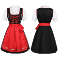 Miniatyrbild 2 av 7: Mub- Women's Oktoberfest Beer Girl German Dress Square Neck Apron Cosplay Costume Party Dresses for Women Festival Performance 1 1 M