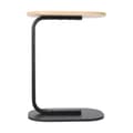 Miniatyrbillede 2 af 5: C-formet Sidebord Fritstående Sofabord Log Sort Log Black