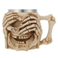 pc Halloween Creative Skull Shaped Cup with Handle Resin Stainless Steel Mug