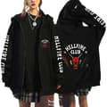 Stranger Things 4 Damegenser Hettegenser Oversized Jakke ZX XL