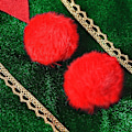 Miniatyrbild 5 av 8: Jultomten Santa Claus Kostym Grön Elfdräkt Cosplay Familj Karneval Party Nyår Maskeraddräkt Kläder Set För Barn Flickor 130cm