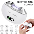 Miniatyrbild 4 av 9: Elektrisk automatisk nagelklippare nagelskrapsförvaring fingernageltrimmer Red