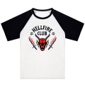 Miniatyrbild 1 av 2: Stranger Things Säsong 4 3d Hellfire Club Tryck T-shirt Unisex L
