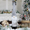 Miniatyrbild 3 av 4: Julskydd för vinflaskor, festdekoration för middagsbord Grey