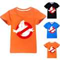 Miniatyrbild 3 av 5: Barn Pojkar Flickor Ghostbusters Tryckt T-shirt Sommar Casual Kortärmad Tee Toppar Dark Blue 140cm