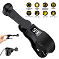 Miniatyrbild 2 av 9: Digital Auto Screen Clicker USB Telefontapp LED-display 180 graders rotation Smart Phone Apps Tyst drift Fingerklicksimulator Black